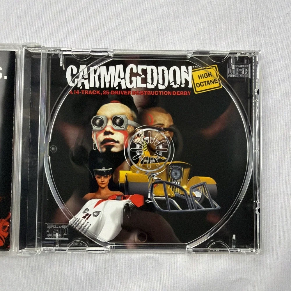 Carmageddon: High Octane for Big Box PC, Vintage 1998 RARE